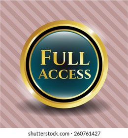 Full access gold badge