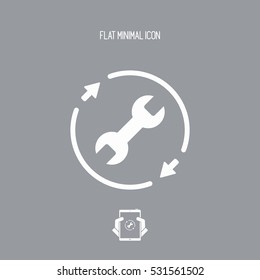 Full assistance services - Vector web icon