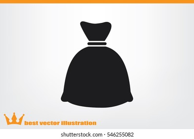 full bag icon vector illustration EPS 10