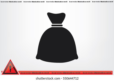 full bag icon vector illustration.