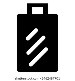 icono de la batería completa. ilustración simple. diseño logo y Diseño web