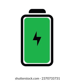 diseño vectorial de iconos de energía de batetera completa