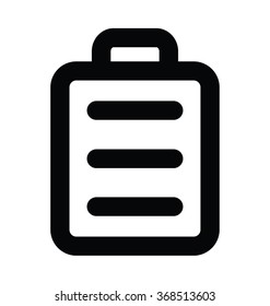 Full Battery Bold Line Vector Icon