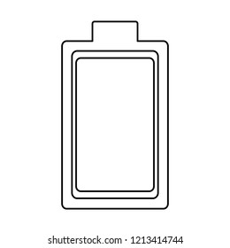 Full battery charge in black and white