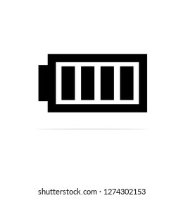 Full Battery charging Icon. Vector concept illustration for design.