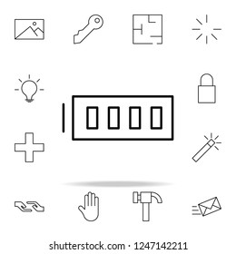 full battery icon. Minimal Universal Theme icons universal set for web and mobile