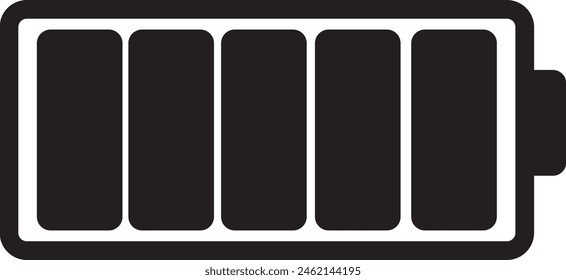 Full battery icon royalty free vector image