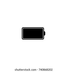 Full battery icon vector line symbol