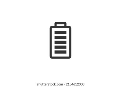 Vollbatterie-Ikone Vektorgrafik modernen Stil.