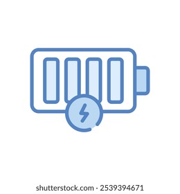 Vektorgrafik mit Vollakku-Symbol
