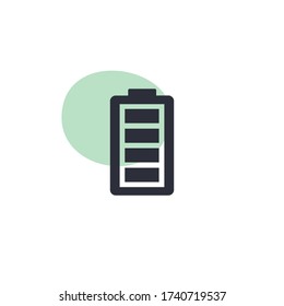 Full Battery - Modern Icon (Pictogram)