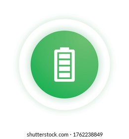Full Battery - Modern Icon (Pictogram)