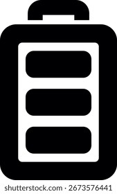 Voller Akku Neuer kreativer Icon-Design-Vektor