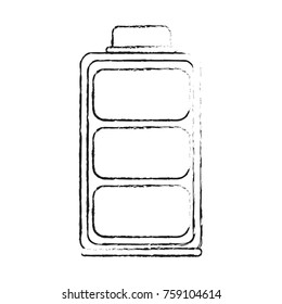 Full battery symbol icon vector illustration graphic design