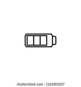 full battery vector icon