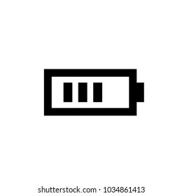 Full battery vector icon. Energy,charge symbol. Modern illustration for web and mobile apps design