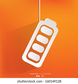 Full battery web icon