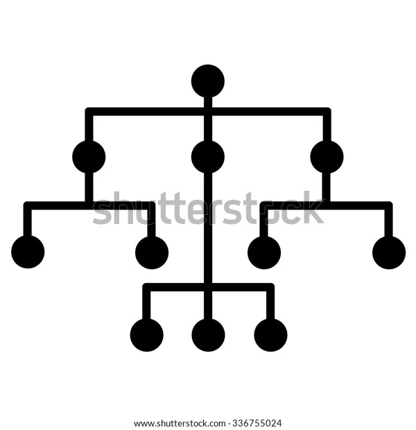 Full Binary Tree Vecto Stock Vector (Royalty Free) 336755024