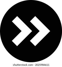un círculo negro completo con dos cabezas de flecha.  se puede usar para cualquiera, en cualquier momento, en cualquier lugar, en cualquier industria, en cualquier campo y en cualquier medio.
