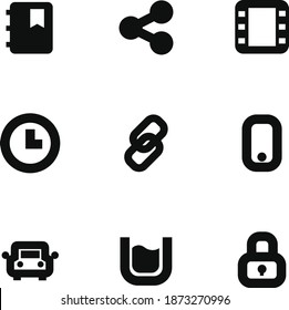 Full Black Icon Set - A selection of Icons for your Website, App or Documents