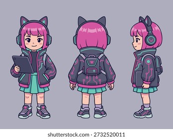 Full body view cute