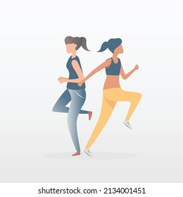 Full body Weight Loss and Fat Burning Calories workout program for beginner,Cardio HIIT exercises routine,build muscle,female in sportwear fitness at home,Motivation good healthy,Vector illustration.