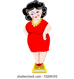 Full brunette on the scale.