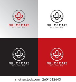 FULL OF CARE clinic logo design