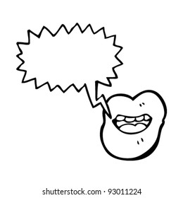 Cartoon-Lippen