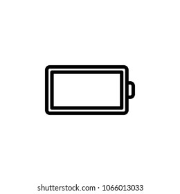 full charge symbol icon. Element of simple icon for websites, web design, mobile app, info graphics. Thick line icon for website design and development, app development on white background
