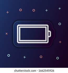 Full charge symbol nolan button icon. Simple thin line, outline vector of web icons for ui and ux, website or mobile application