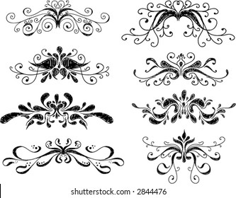 a full collection of hand-drawn ornaments (ALL VECTOR)