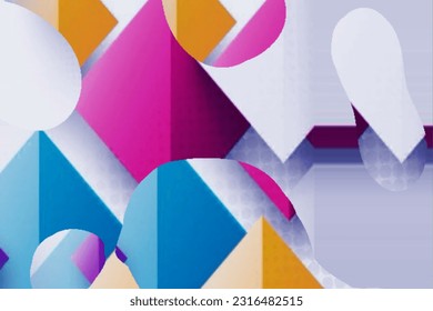 full collore Crashed squares. Vector geometrical background. Abstract mosaic background. Layered file.vector