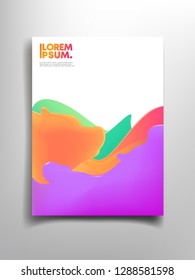 full color abstract background with copy space