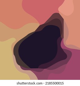 The full color abstract of blend color vector. It is suitable to elegant themed home decorations such as wall paintings or photo frames on the table.
