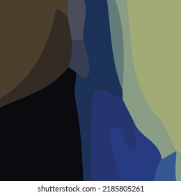 The full color abstract of blend color vector. It is suitable to elegant themed home decorations such as wall paintings or photo frames on the table.