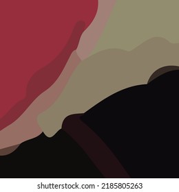 The full color abstract of blend color vector. It is suitable to elegant themed home decorations such as wall paintings or photo frames on the table.