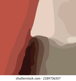 The full color abstract of blend color vector. It is suitable to elegant themed home decorations such as wall paintings or photo frames on the table.