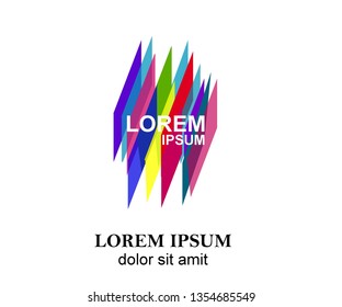 Full color abstract design