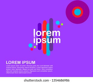 Full color abstract design