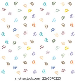 full color abstract type background