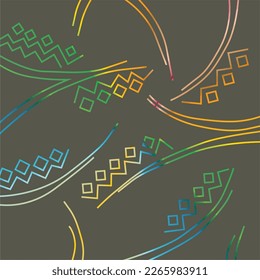 full color abstract type background
