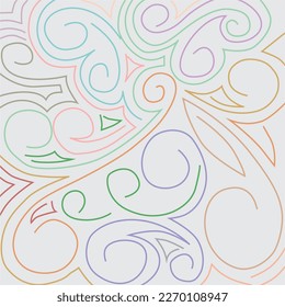 full color abstract type background