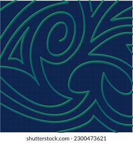 full color abstract type background