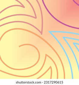 full color abstract type background