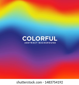 full color background with rainbow colors. Colorful smooth, Easy editable, Suitable For Wallpaper, Banner, Background, Card, Book Illustration, landing page