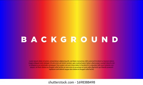 fondo de color completo con colores arcoiris. Colorido y liso, fácil de editar, adecuado para papel tapiz, banner, fondo, tarjeta, ilustración de libro, página de inicio