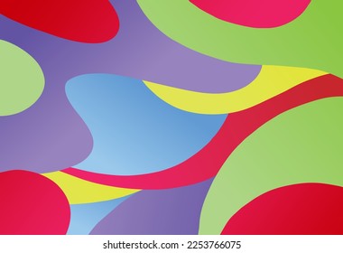 full color background vector illustration