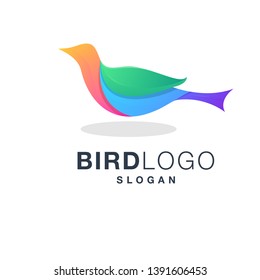 Full Color Bird Logo Design