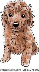 Full Color Cat and Dog Sketch Art Esboço